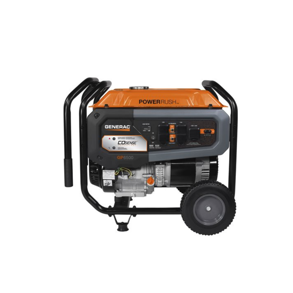 Generac 6,500-Watt Portable Generator with COSENSE Technology from Columbia Safety